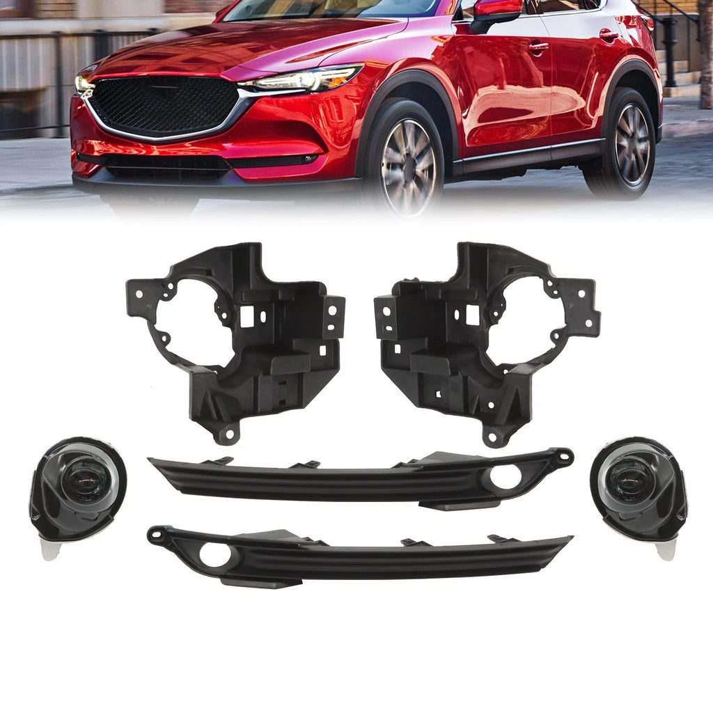 LED Clear Fog Lights Kit for Mazda CX-5 (2017–2021) Left+Right Pair