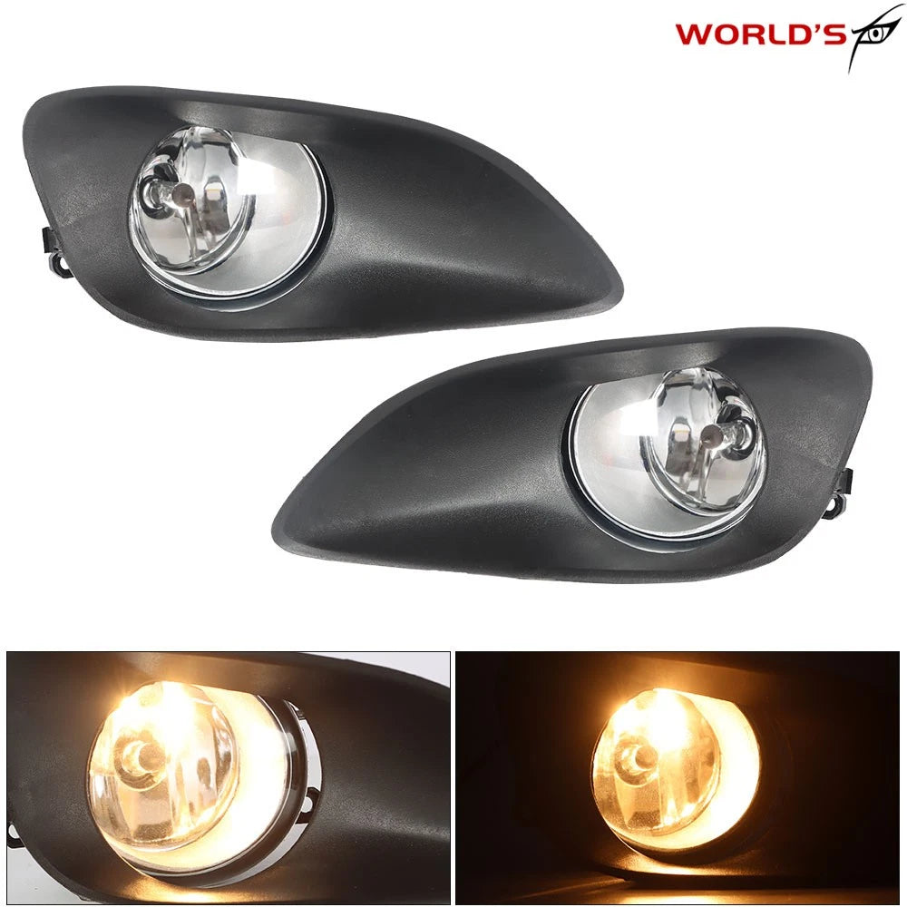 Front Fog Light Frame Kit for Toyota Yaris Sedan (2007–2011) LH+RH
