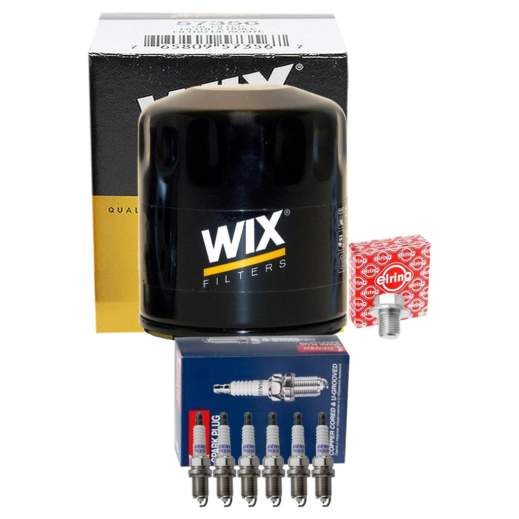 Wix Engine Oil Filter & Denso Spark Plugs Kit for Avalon Highlander Solara (–)