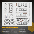Set of 2 HS9123PT MLS Cylinder Head Gasket for Honda Civic CRX (1988–1995)