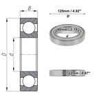 Deep Groove Ball Bearing 6016ZZ for Scooter Skateboard Wheel (P6)