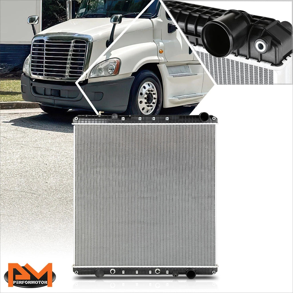 2-Row Aluminum Cooling Radiator for Freightliner Classic/Cascadia (2008–2013)