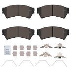 Front Ceramic Brake Pad for Lincoln MKZ/Mercury Milan/Ford Fusion (2010–2012)