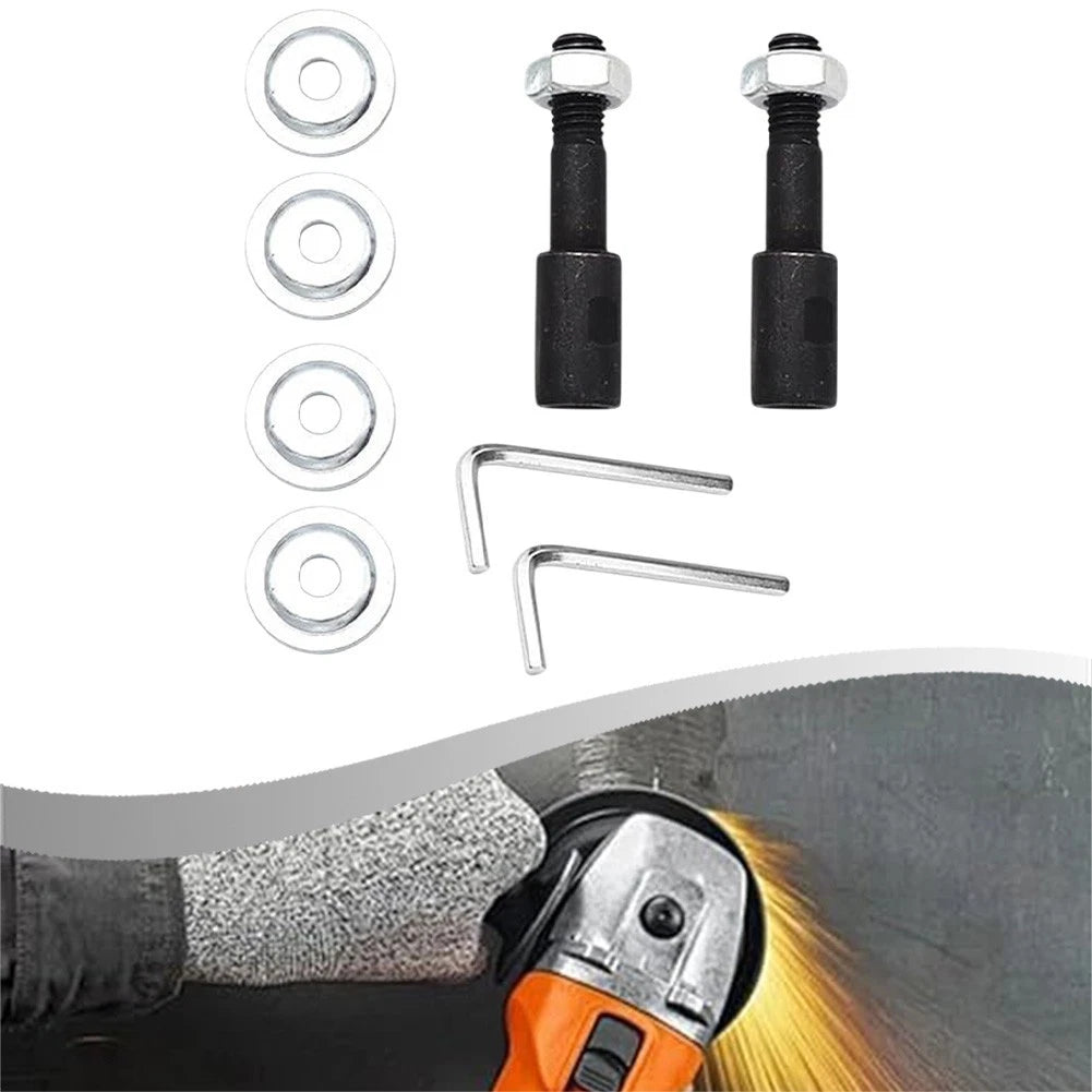 Dual Threaded Shaft Adapter Extender for Motor Conversion (8mm to 10mm)