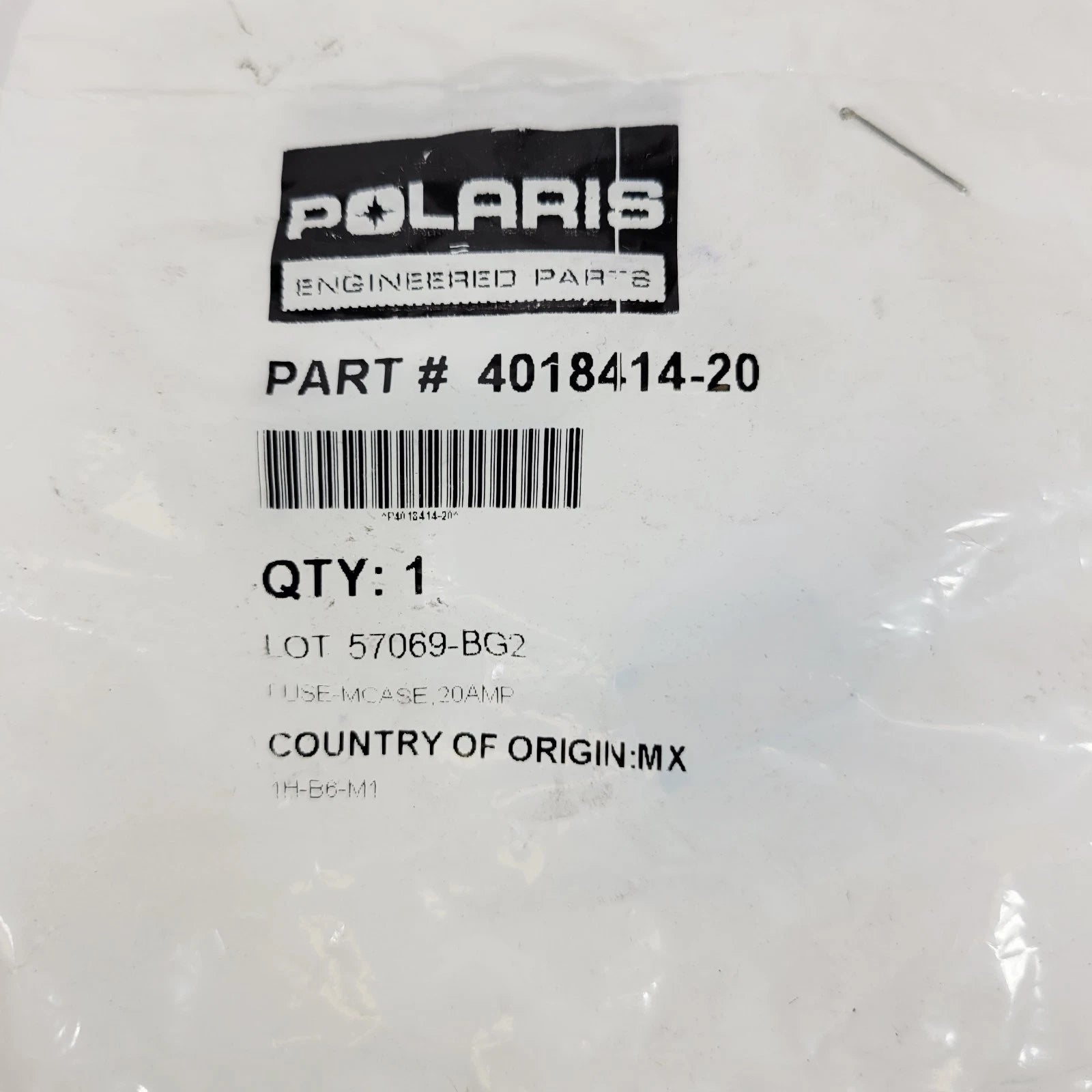 Fuse-MCase 20amp for Polaris Indian (4018414-20)