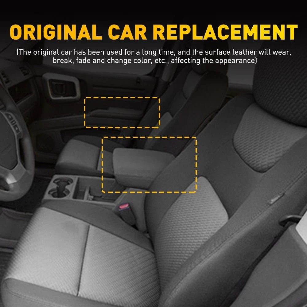 Gray Door Panel Armrest Center Console Cover for Honda Ridgeline (2006-2014)
