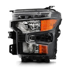 Halogen Headlight Pair for Chevy Silverado 1500 (2022–2026) w/Black Trim