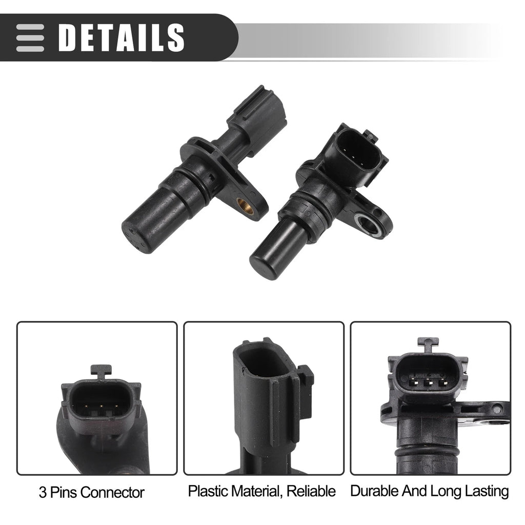 2Pcs Automatic Transmission Input Speed Sensor for Nissan Altima (2008–2012)