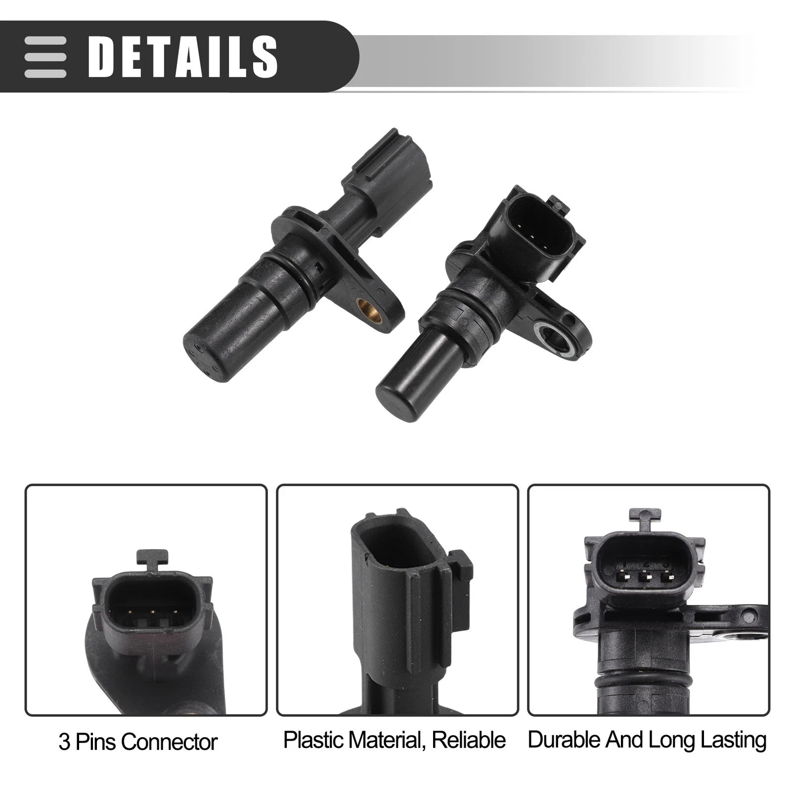 2Pcs Automatic Transmission Input Speed Sensor for Nissan Altima (2008–2012)