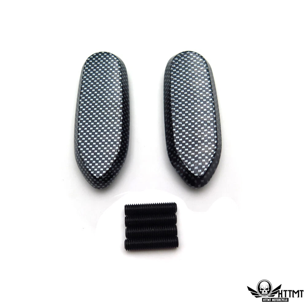 Mirror Base Block Off Plates for Suzuki GSX-R 600 750 1000 (2006–2008) Carbon