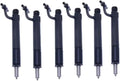 Set of 6 Fuel Injectors 675967C91 631571C91 for Case Tractor 966-1566