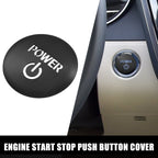 One Click Start Button Cover for Toyota Crown Royal AWS21 (2012–2018) Black