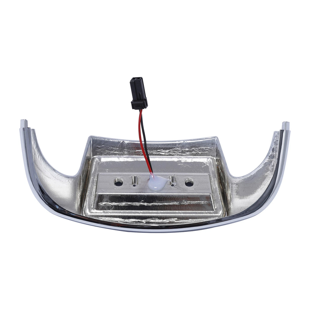 ABS Chrome Smoke Front Fender Tip Light for Harley Electra Glide (2014–2023)