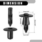 20 Pcs Push Type Retainer Clips No. 909140062 for Subaru Ascent (2019–2022)