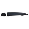 Replacement Black Plastic Front Passenger Side Exterior Door Handle w/o Keyhole