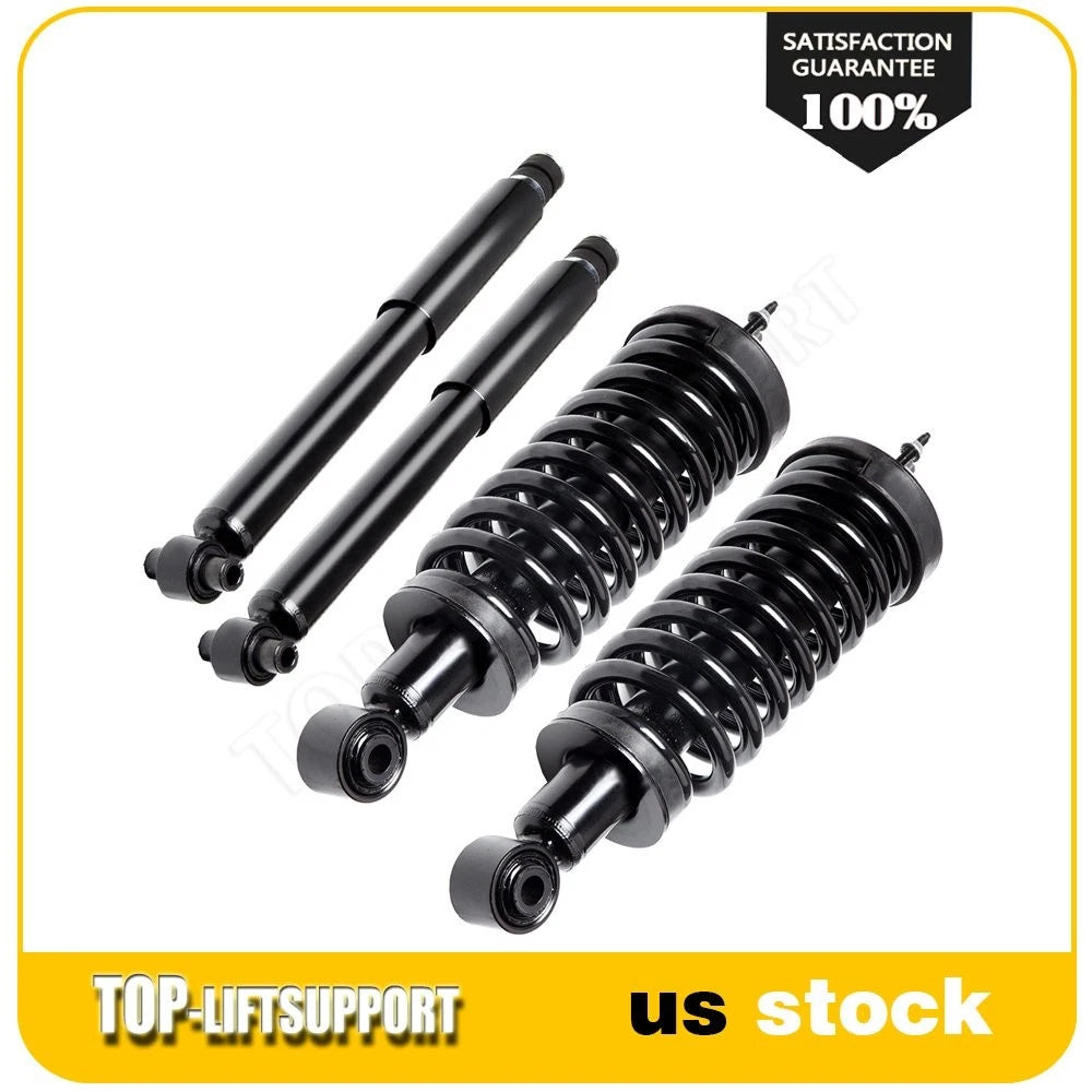 Set of 4 Complete Strut Spring and Rear Shock for Ford Crown Victoria