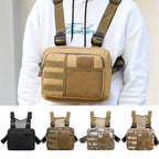 Chest Rig Bag for Men - Travel Recon Kit Pack - Outdoor Sport