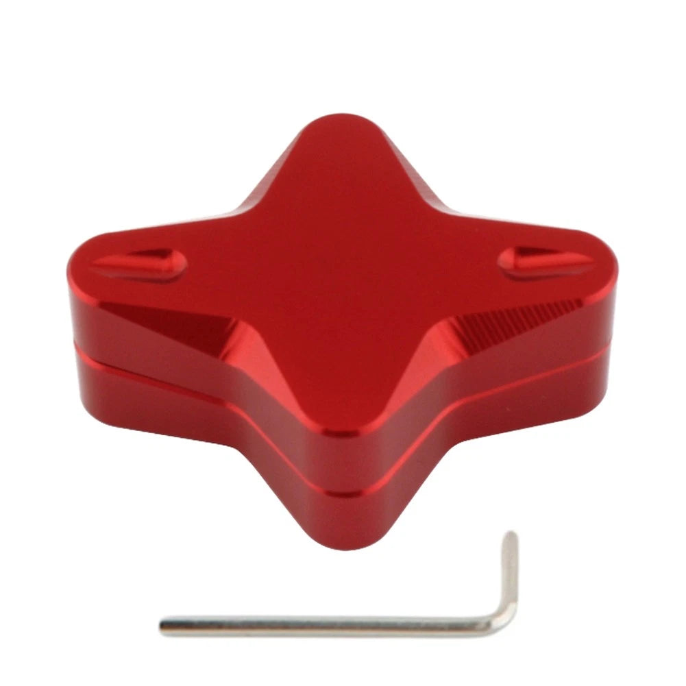 Red Foot Side Kickstand Auxiliary Plate for Yamaha NMAX155 NMAX125 (2018–2025)