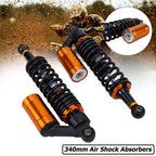 Rear Air Shock Absorbers for Honda Kawasaki Yamaha Motorcycle (13.5")