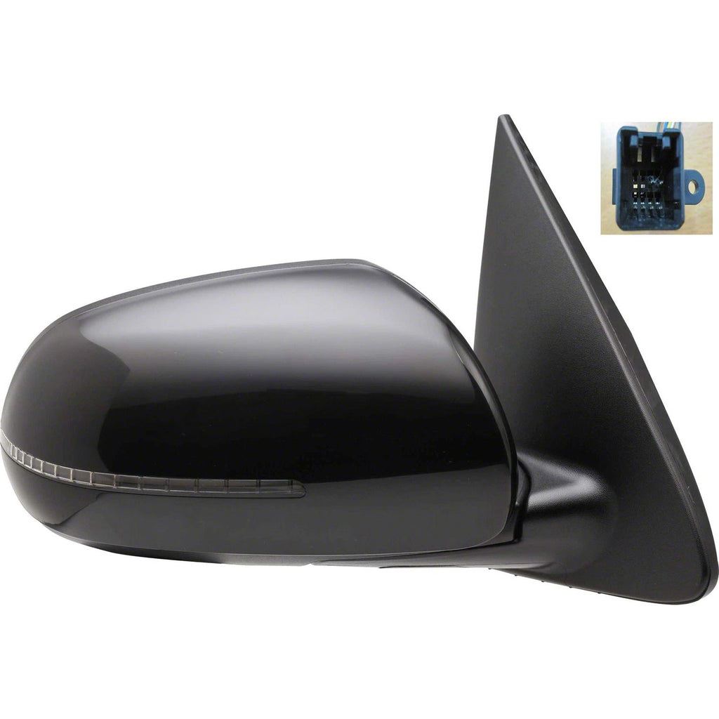 Replacement Passenger Side Power Door Mirror w/Heated Glass w/Turn Signal