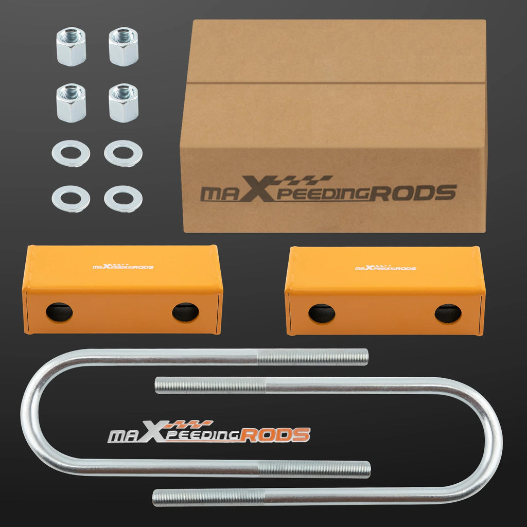 3" Drop Kit Lowering Blocks U-Bolts for Chevy C10/C1000 2WD (1960–1972)