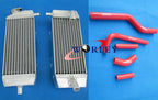 Aluminum Radiator + Hose for Kawasaki KX250F KXF250, Suzuki RMZ250 (2004)