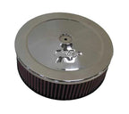 K&N Marine Engine Flame Arrestor for (5-1/8in Flange, 8in ID)