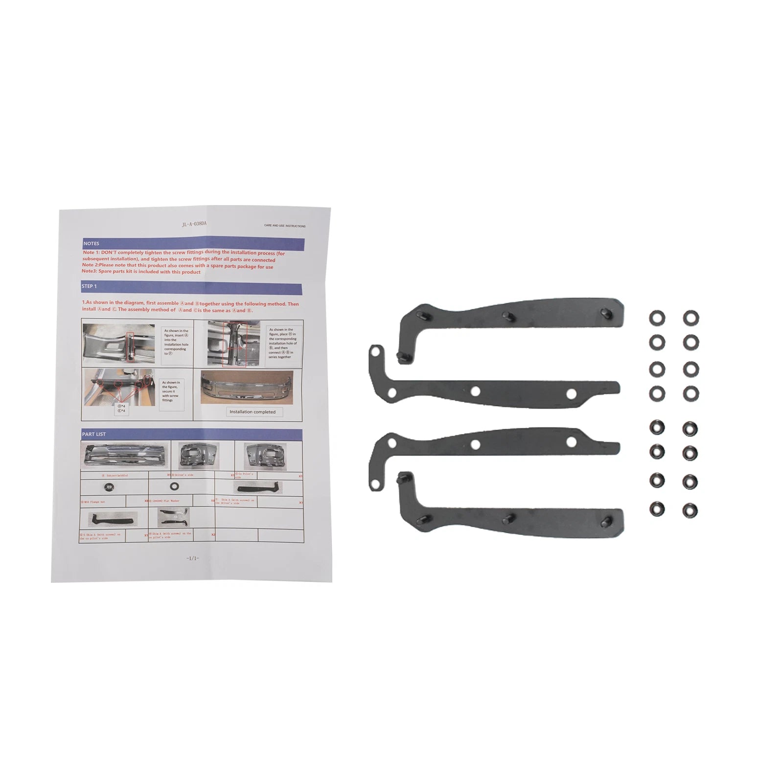 Front Bumper Face Bar for Dodge RAM 1500 (2009–2012) Chrome Steel w/Fog Light Hole