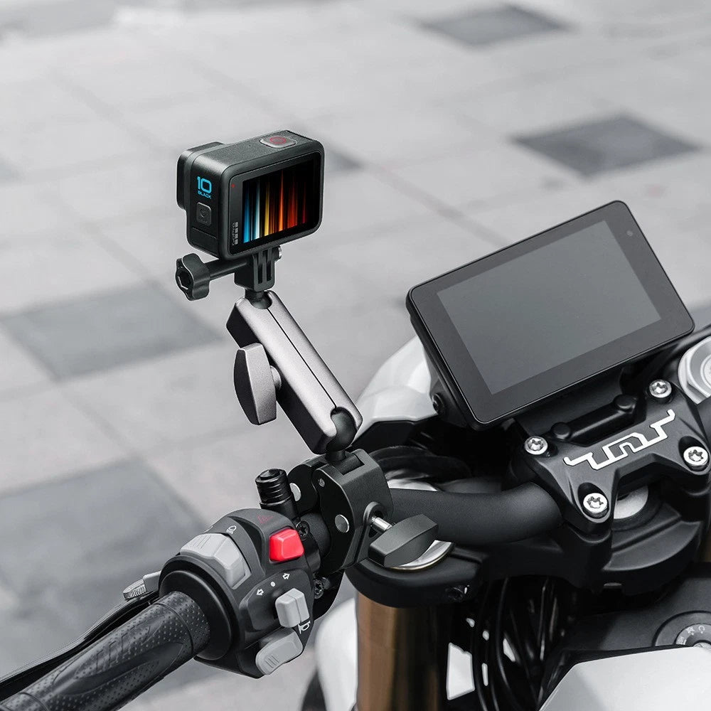 Camera Mount for Motorcycle Bicycle Boat Guardrail (Universal Fit)