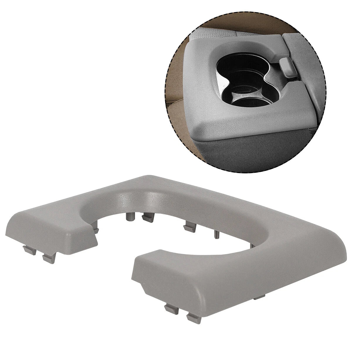 Center Console Cup Holder Armrest Cover Pad for Ford F-150 (2004–2014)