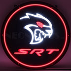 Wall LED Flex Neon Light Up Sign for Dodge SRT Hellcat Redeye (2016–2023)