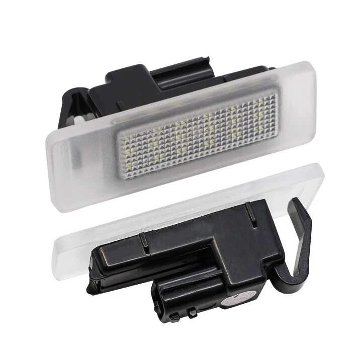 White LED License Plate Light Pair for Infiniti Q50 Q60 (2017–2022)