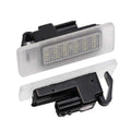 White LED License Plate Light Pair for Infiniti Q50 Q60 (2017–2022)