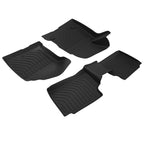 Black TPE Rubber Floor Mats for Ford Escape Hybrid (2020–2025)