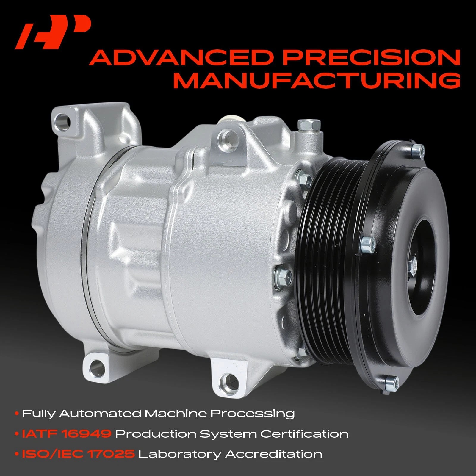A/C Compressor with Clutch for Toyota Camry (2007–2009) & RAV4 (2006–2008)