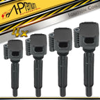 Set of 4 Ignition Coils for Jeep Renegade (2015–2018) Dodge Dart (2013–2016) Fiat 500