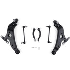 6X Front Control Arms Sway Bar End Link Tie Rod End for Toyota Sienna (2004–2010)