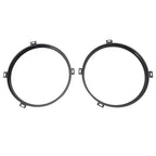 7" Headlight Mount Bracket Ring Black for Jeep Wrangler JK (2007-2018)