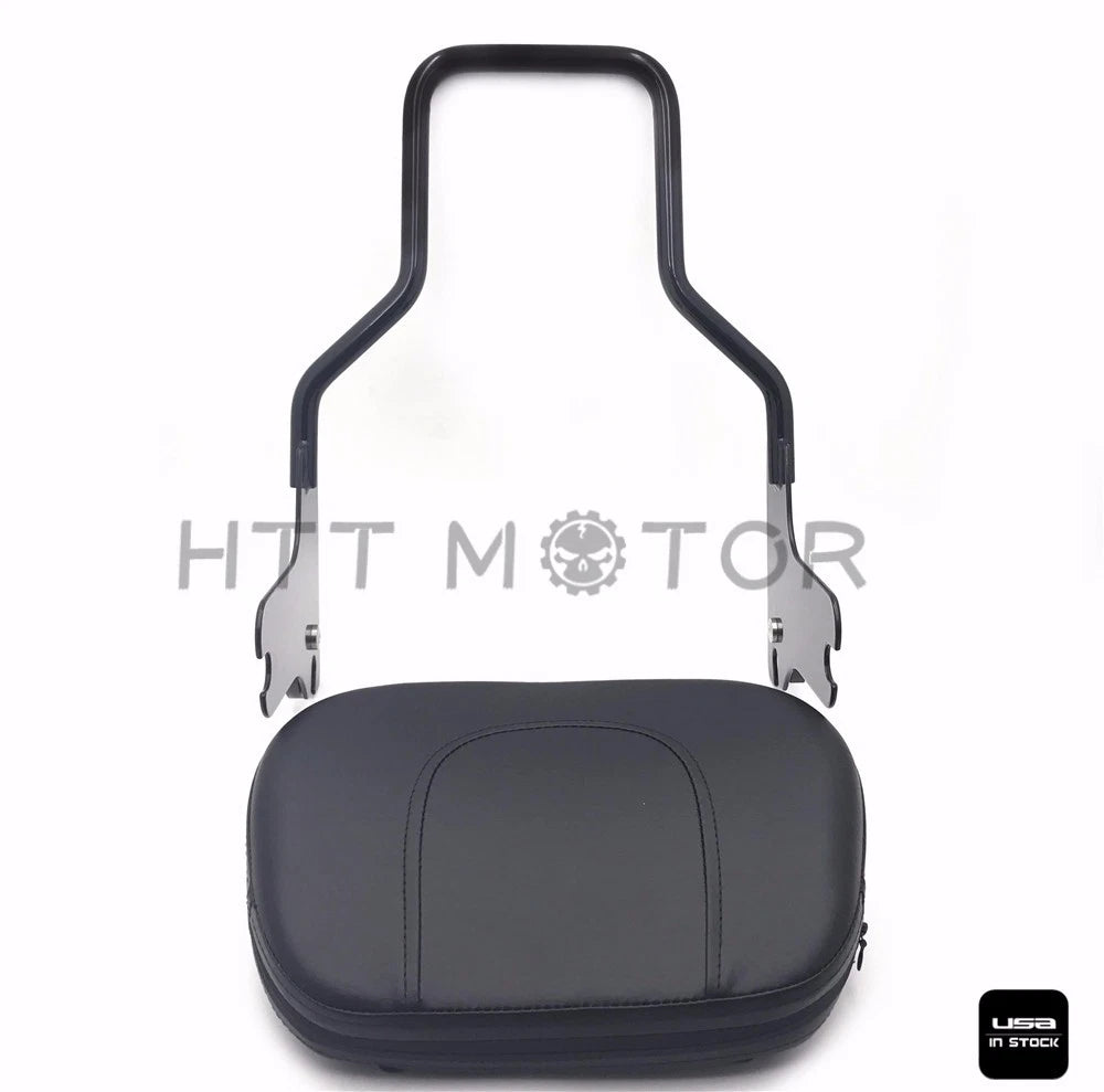 Black Backrest Sissy Bar for Harley Touring Road King Electra Street Glide (1997–2008)