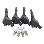 Set of 4 Ignition Coils & 4 Double Iridium Spark Plugs for Dart 500 (2013–2016)