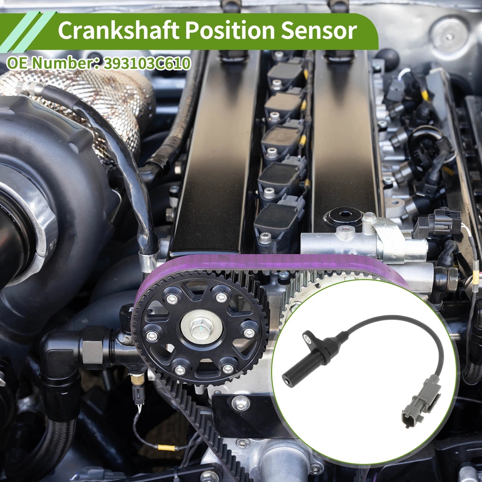 Crankshaft Position Sensor for Hyundai Grandeur 2011 No. 39310-3C610 1 Pc