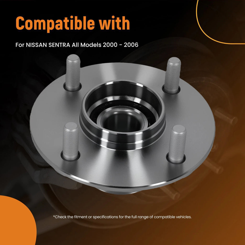 Rear LH RH Wheel Hub Kit for Nissan Sentra (2000–2006) 432024M000 Non-ABS