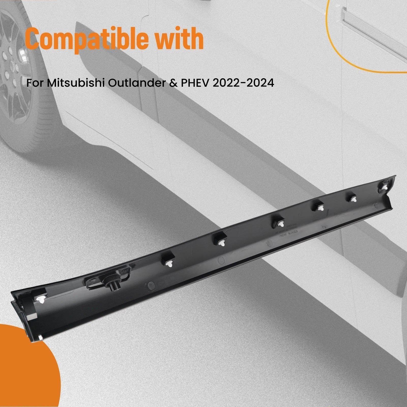 Front Door Lower Trim Molding Right for Mitsubishi Outlander (2022–2024) 5727A556