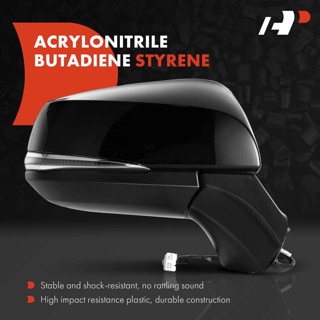 Passenger Power Mirror w/ Manual Fold & Signal for Toyota RAV4 (2019–2023)
