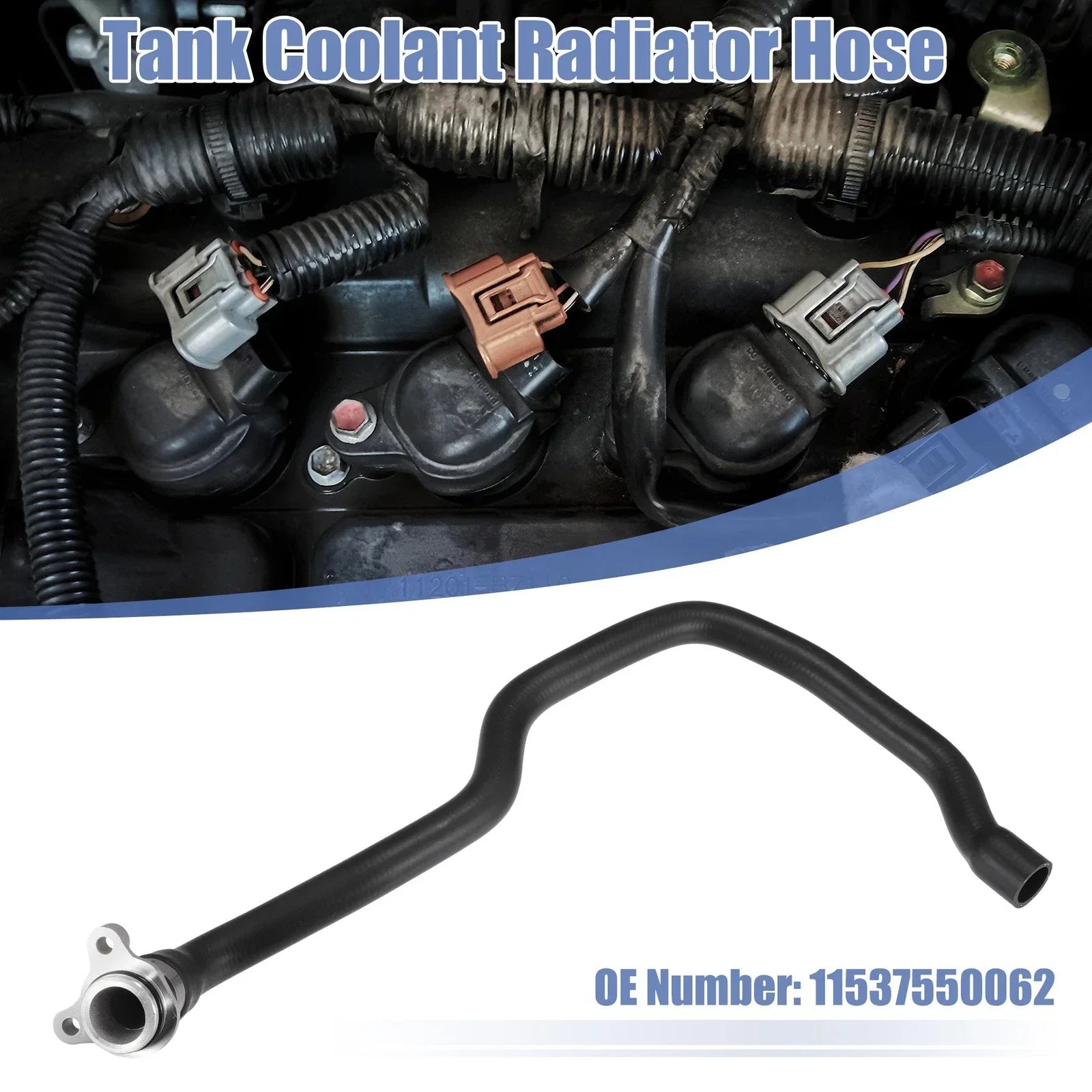 Heater Hose Radiator Expansion Tank Pipe for BMW X5 3.0L (2007 - 2010)