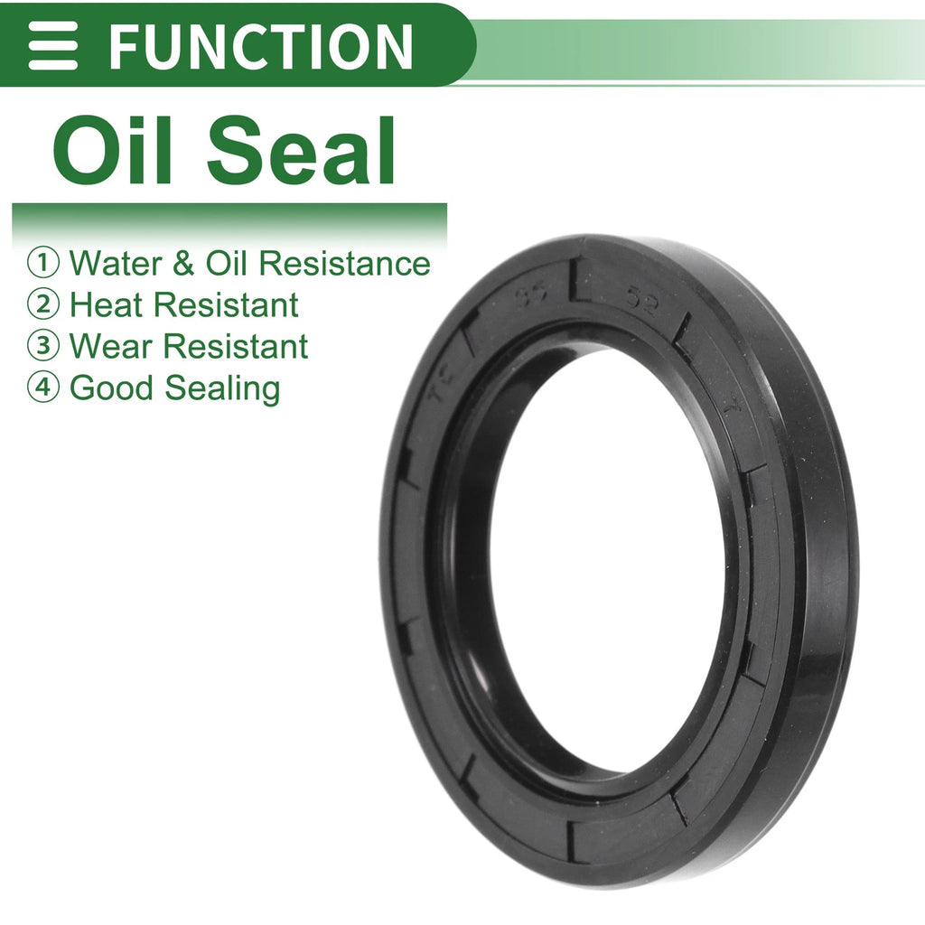 Set of 5 Oil Seal Rotary Shaft Seal NBR Rubber 35x52x7mm