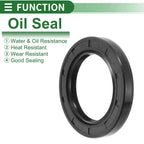 Set of 5 Oil Seal Rotary Shaft Seal NBR Rubber 35x52x7mm