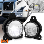 Full LED Wide Angle Side Marker Headlights for Peterbilt 359 379 389 (1981–2021)