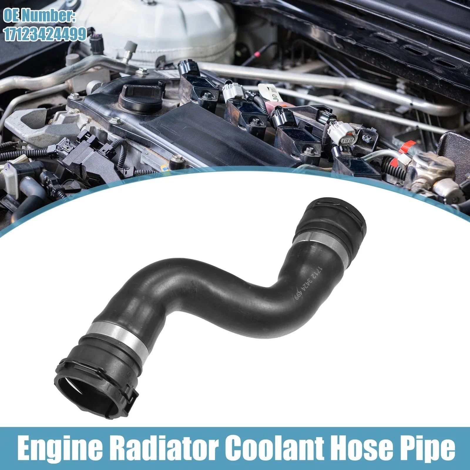 Radiator Coolant Heater Hose for BMW X3 3.0si (2007-2010)