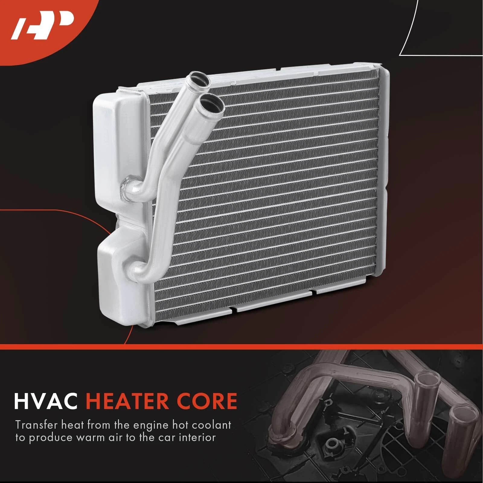 HVAC Heater Core for Chevrolet G10 G20 G30 P30 GMC G15 G1500 G25 G35 (1971–1995)